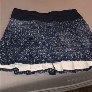Lululemon pleated skirt with shorts